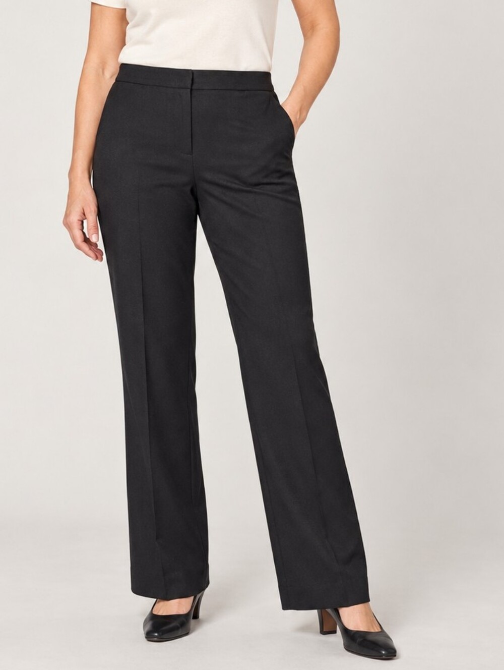Vintage Pendleton Women’s 14 Black Tailored Straight Leg Trouser Pants Y2K